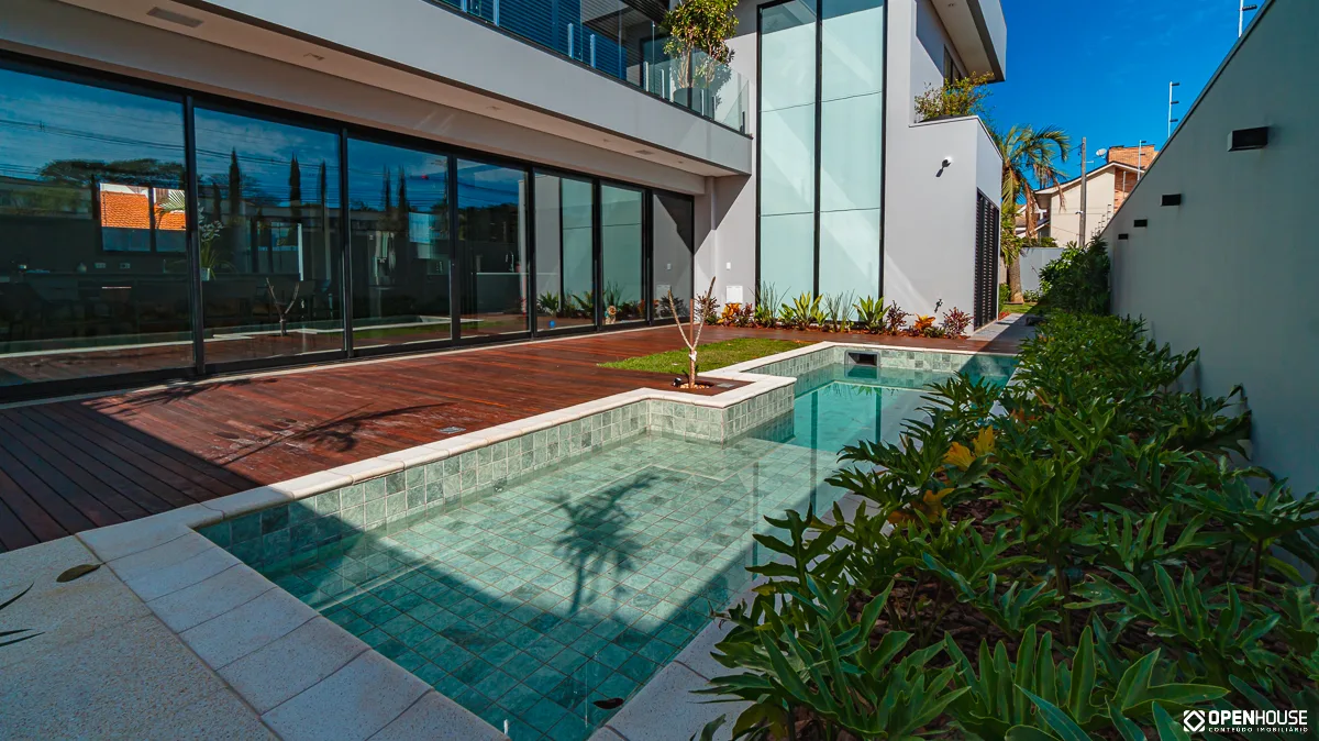 Piscina integrada à arquitetura, projeto Projeto Guilherme Fernandes